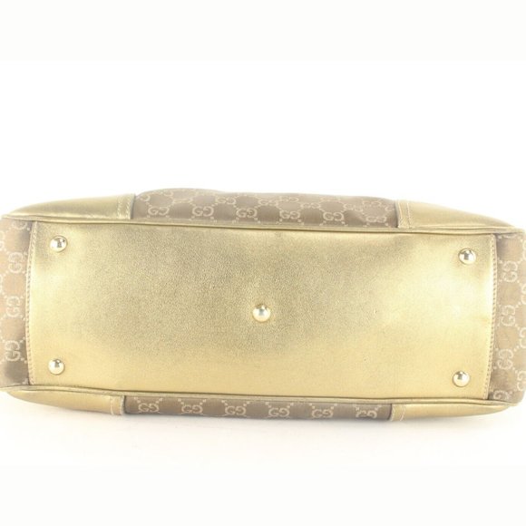 Gucci Rare Metallic Bronze Gold Shoulder Bag 3GK1012K - Picture 4 of 12